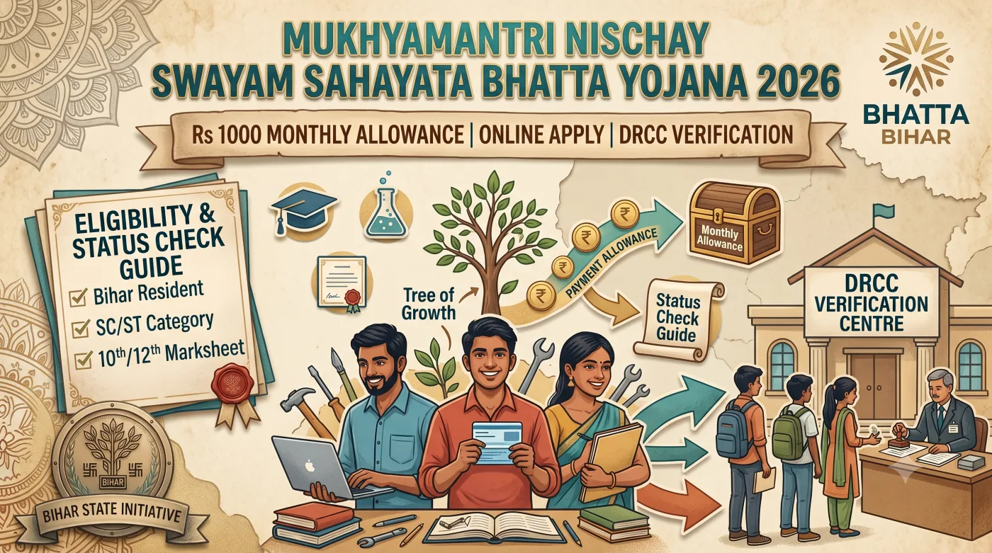 Mukhyamantri Nischay Swayam Sahayata Bhatta Yojana 2026 Mukhyamantri Nischay Swayam Sahayata Bhatta Yojana 2026