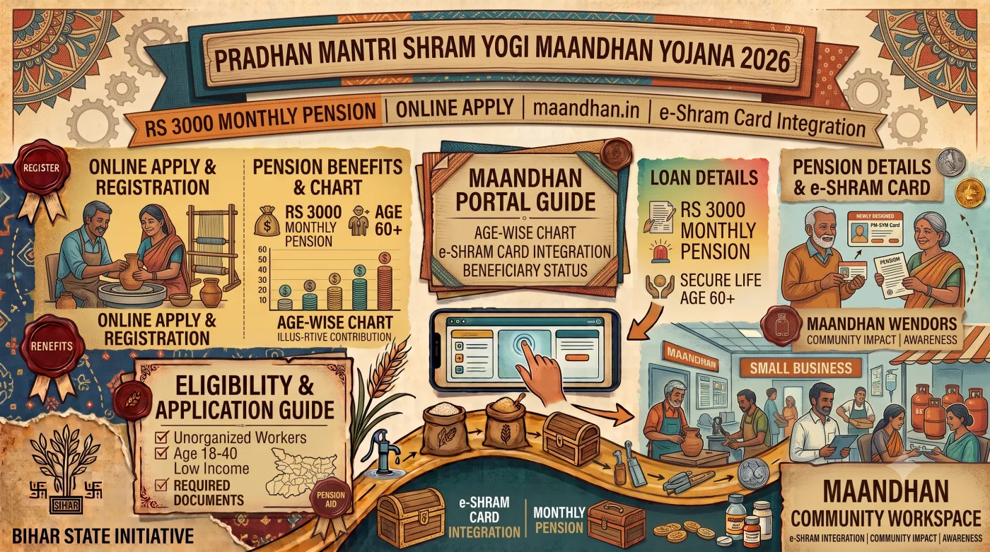 Pradhan Mantri Shram Yogi Maandhan Yojana 2026