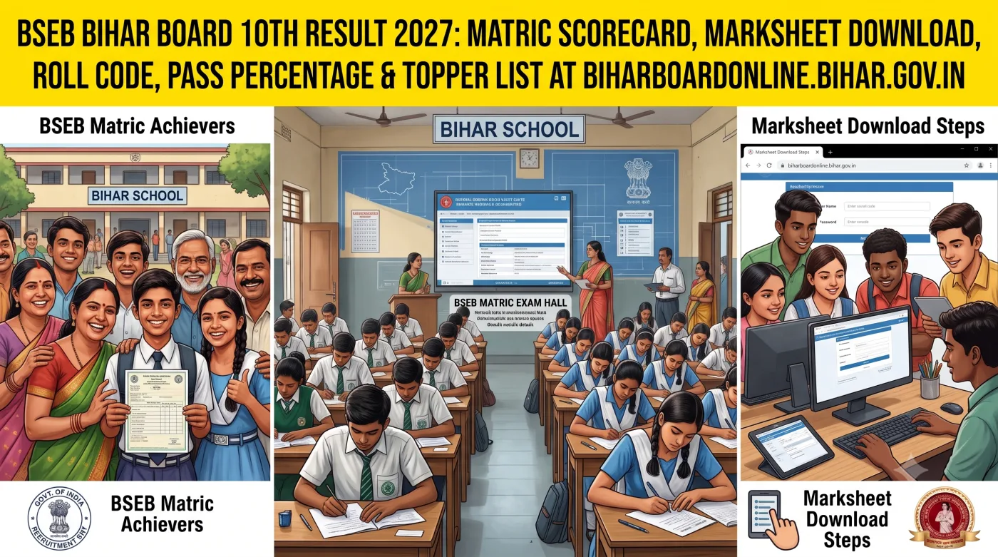 BSEB Bihar Board 10th Result 2027