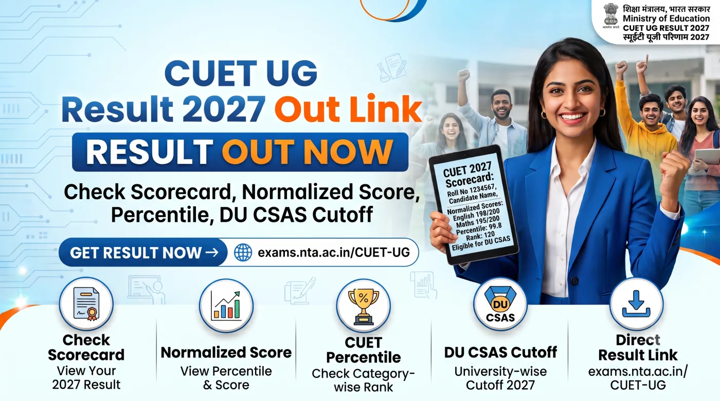 CUET UG Result 2027 Out Link