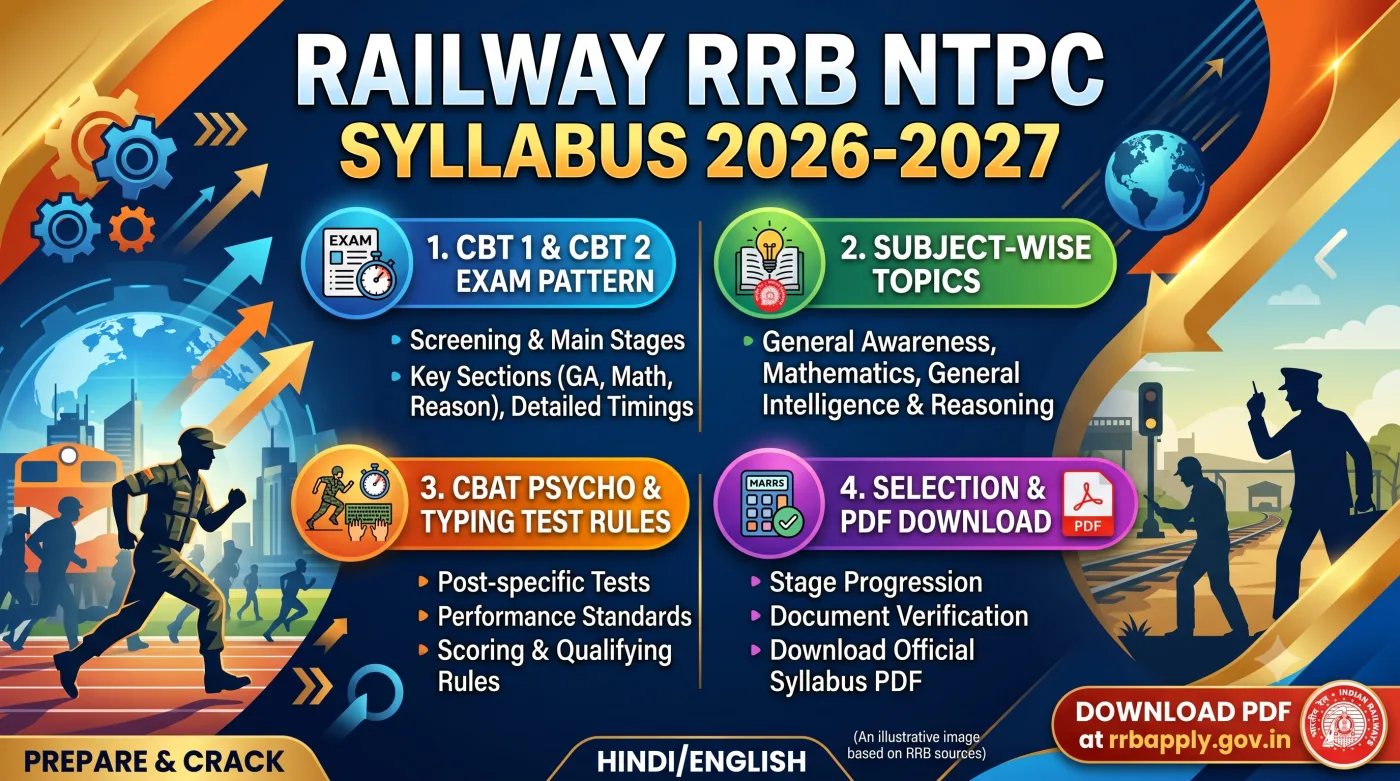 Railway RRB NTPC Syllabus 2026-2027