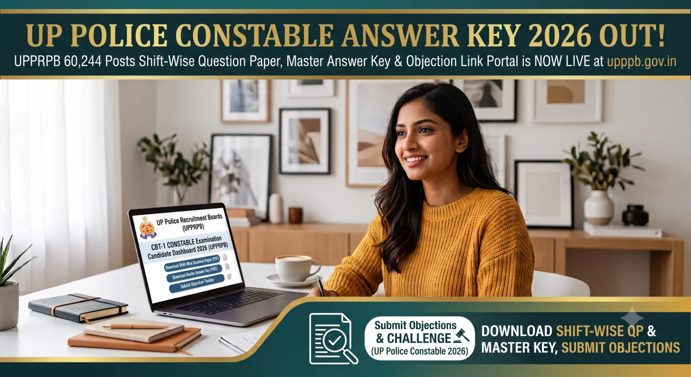 UP Police Constable Answer Key 2026