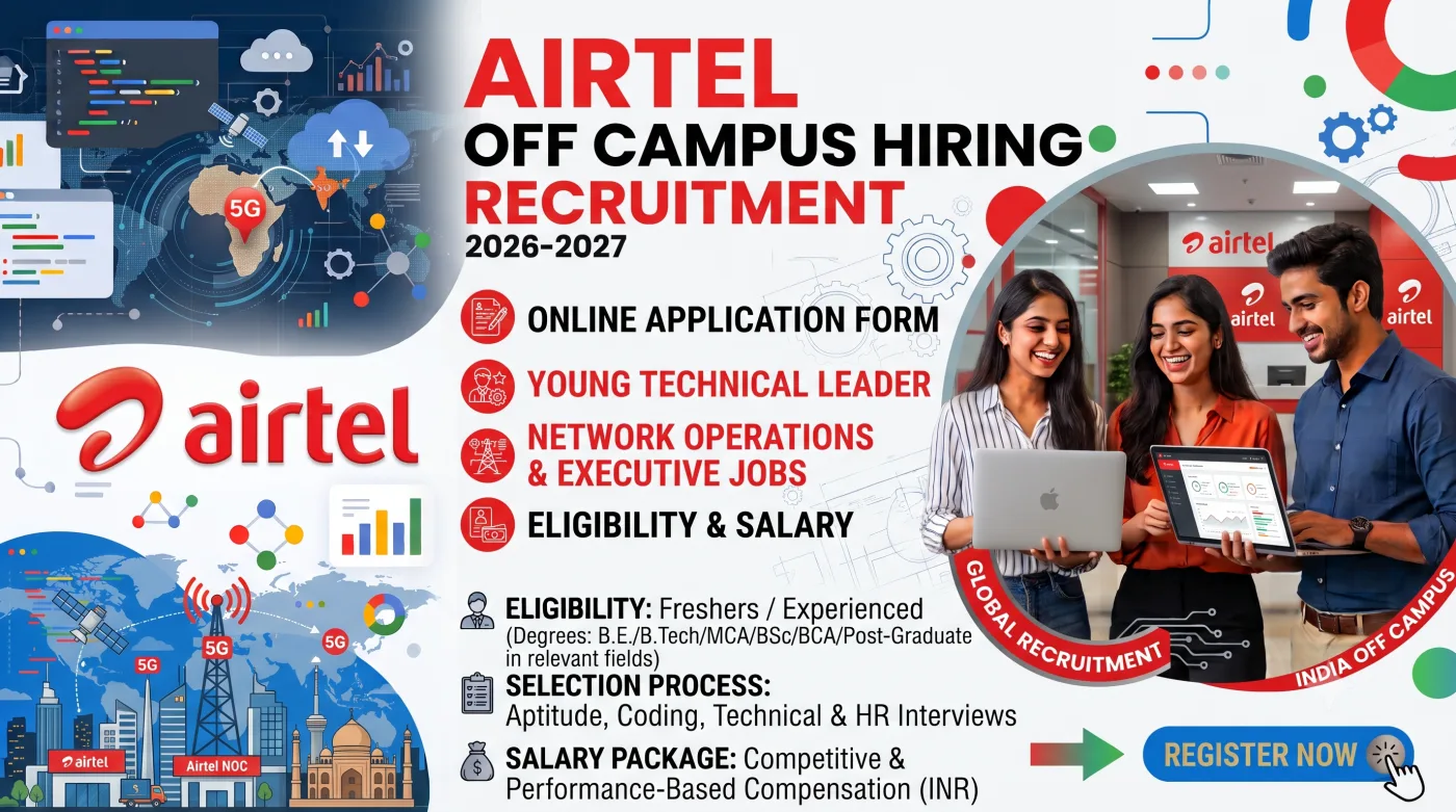 Airtel Off Campus Hiring 2026-2027 Online Application
