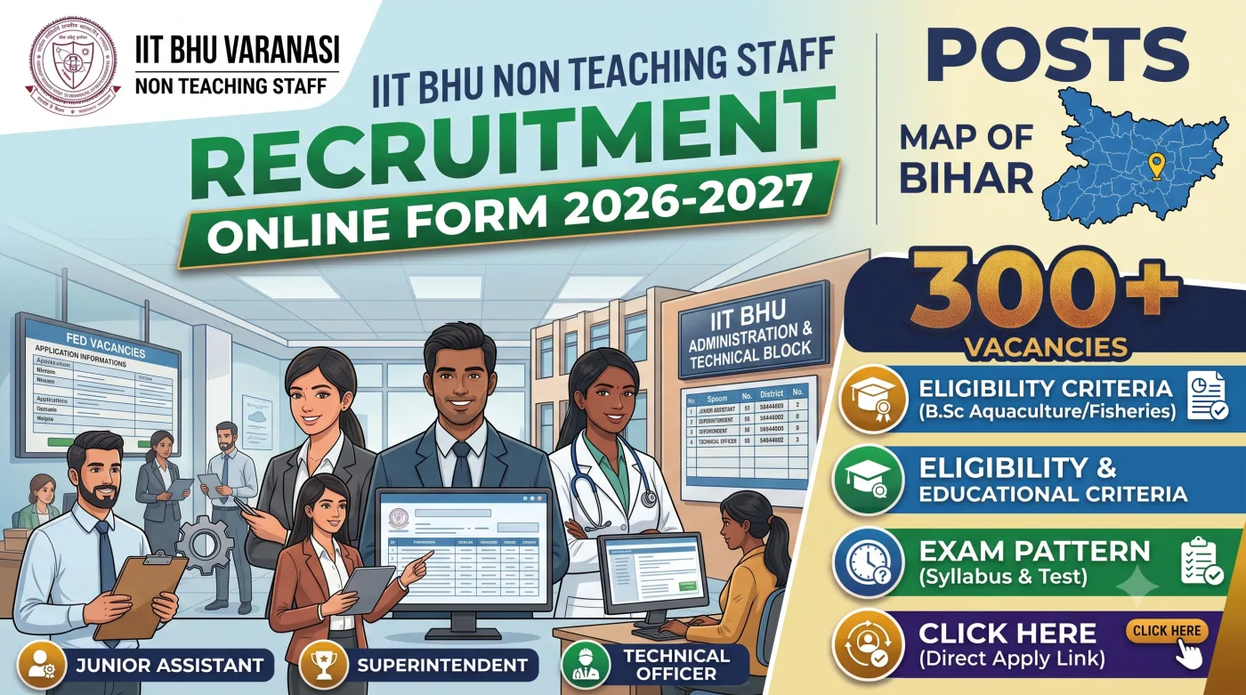 IIT BHU Non Teaching Staff Recruitment 2026-2027