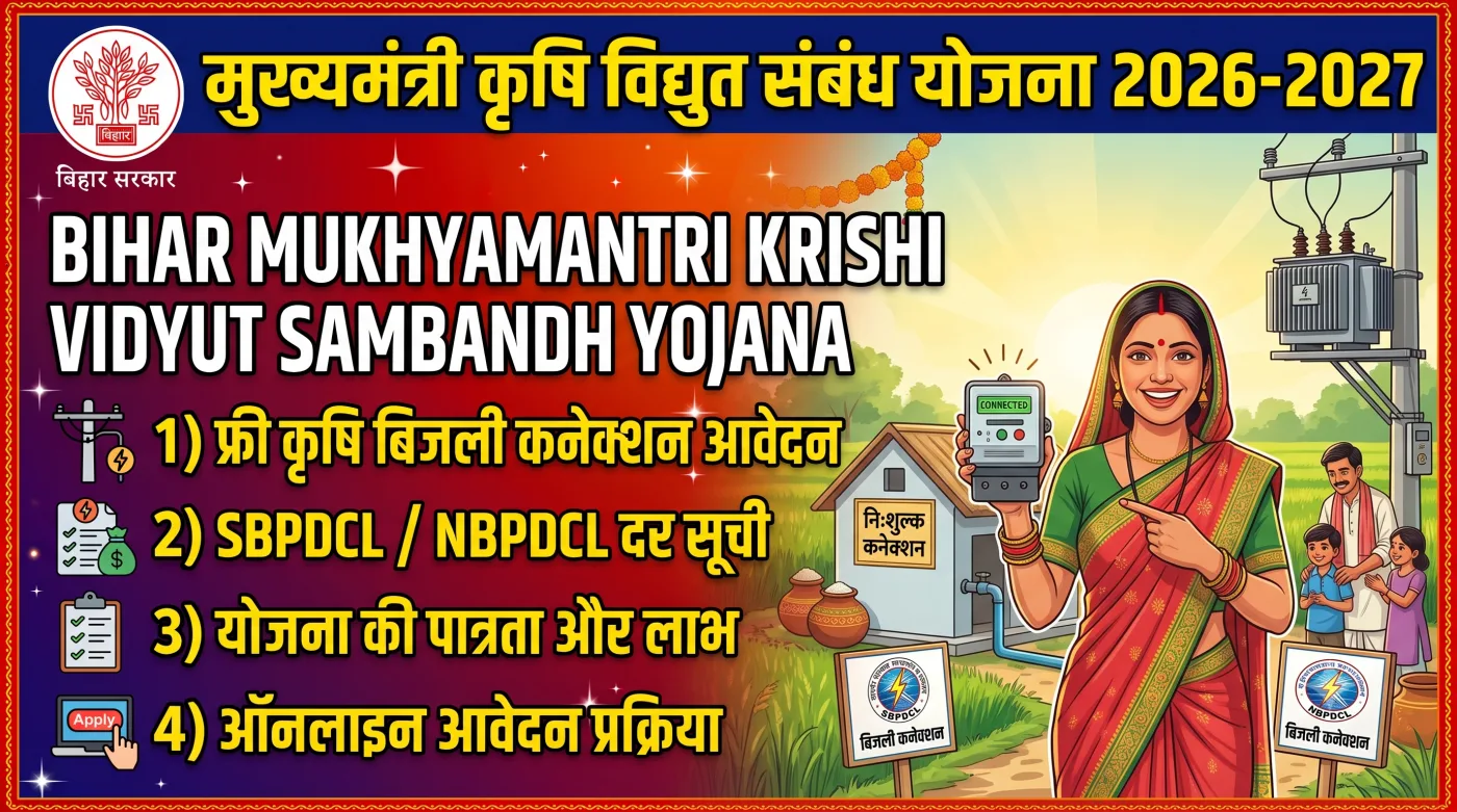 Bihar Mukhyamantri Krishi Vidyut Sambandh Yojana 2026-2027