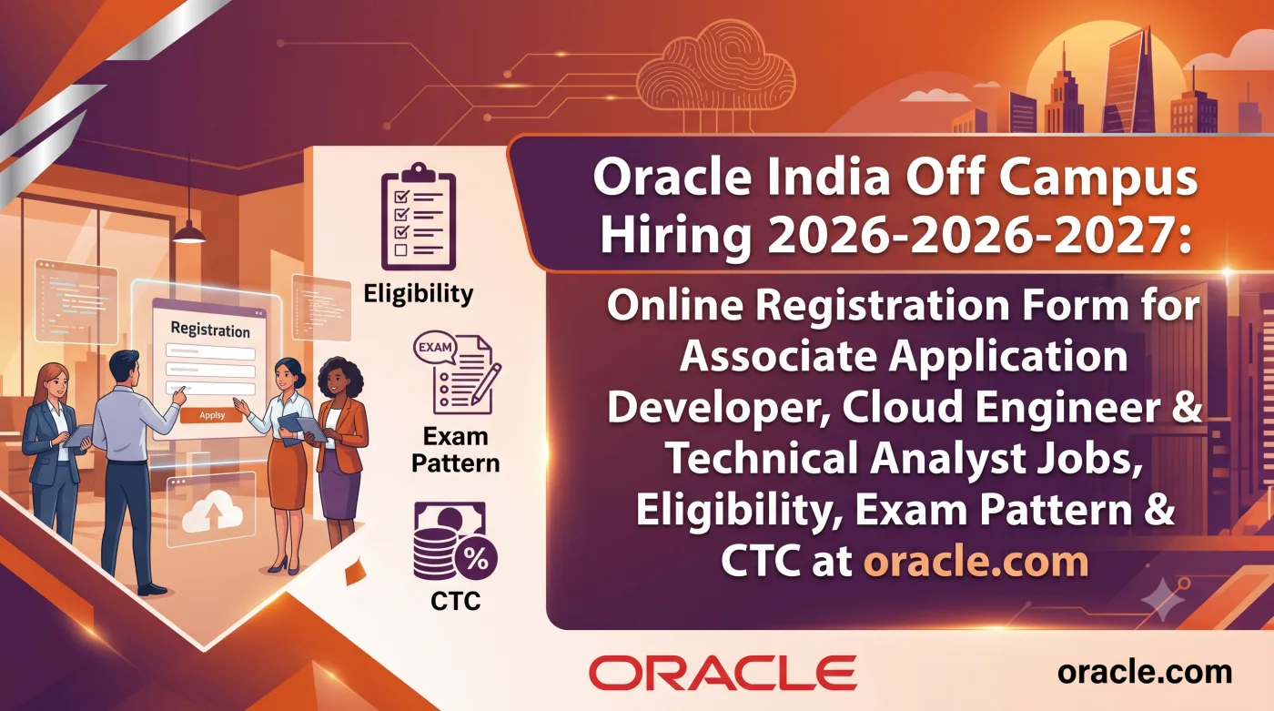 Oracle India Off Campus Hiring 2026-2027