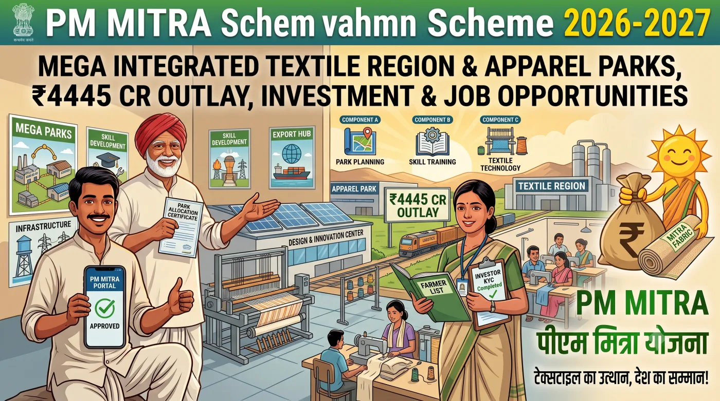 PM MITRA Scheme 2026-2027 PM MITRA Scheme 2026-2027