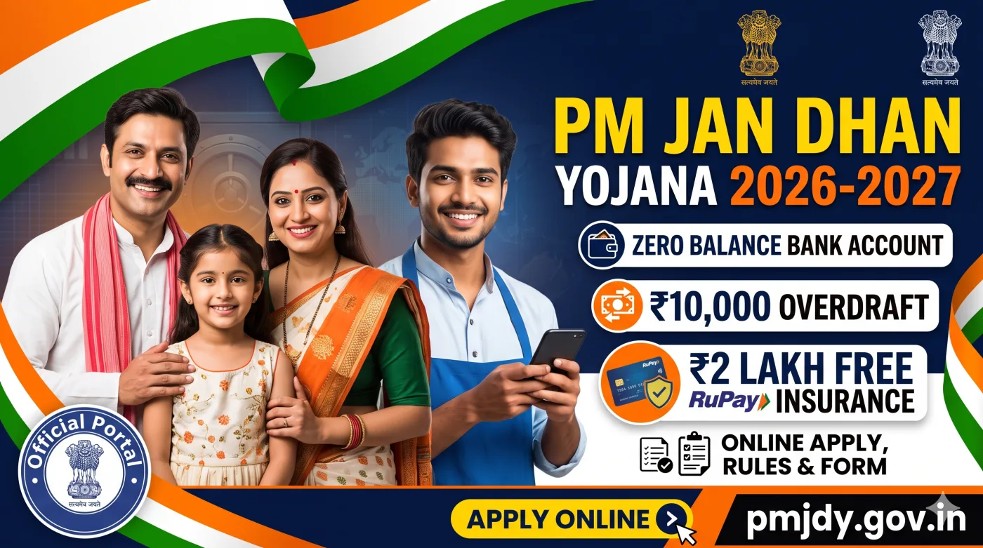 PM Jan Dhan Yojana 2026-2027 PM Jan Dhan Yojana 2026-2027