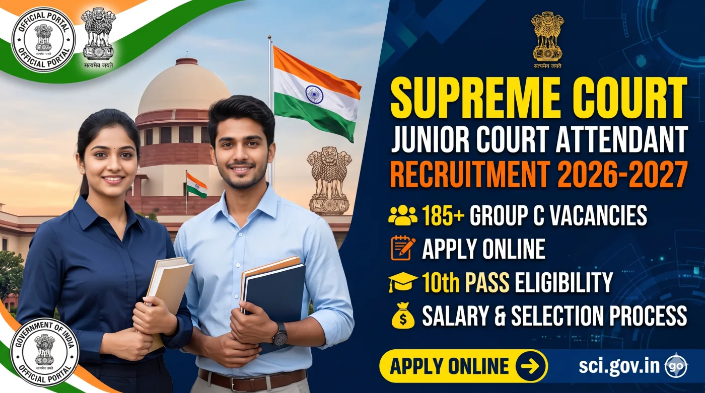 Supreme Court Junior Court Attendant Recruitment 2026-2027