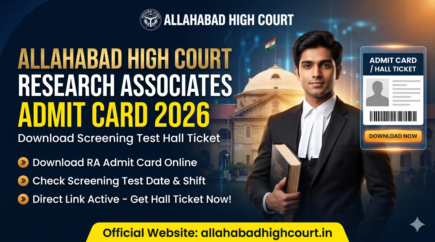 Allahabad High Court Research Associates Admit Card 2026